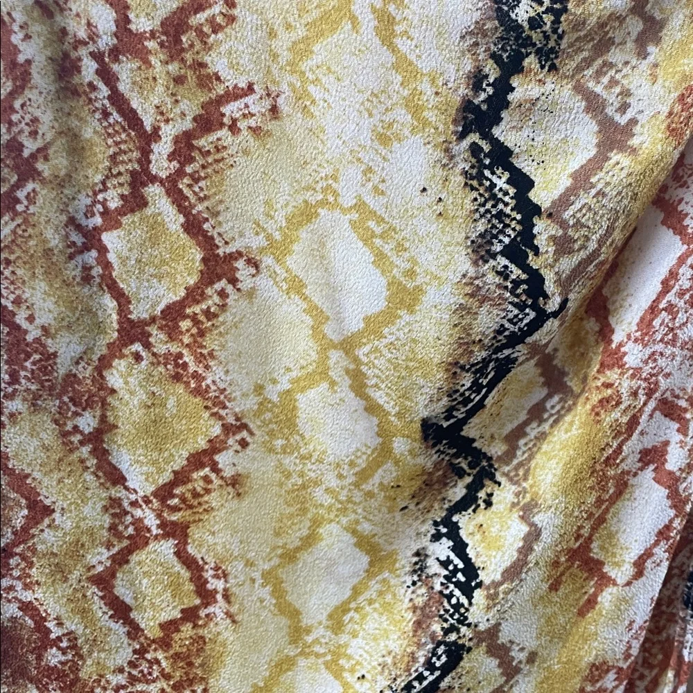 L*Space‎ Pretty In Python Mia Cover Up Sarong Skirt